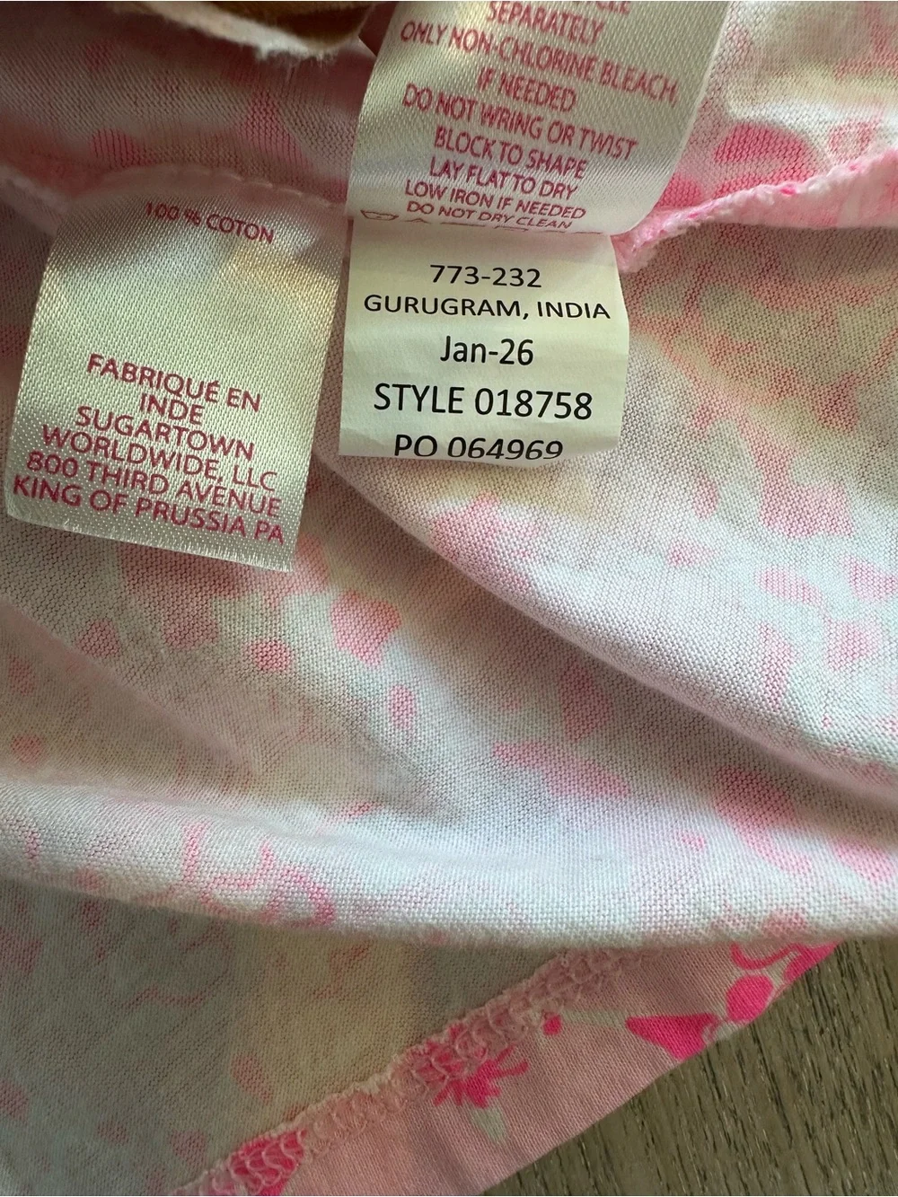 Lilly Pulitzer Pink Floral Sleeveless Tiered Dress